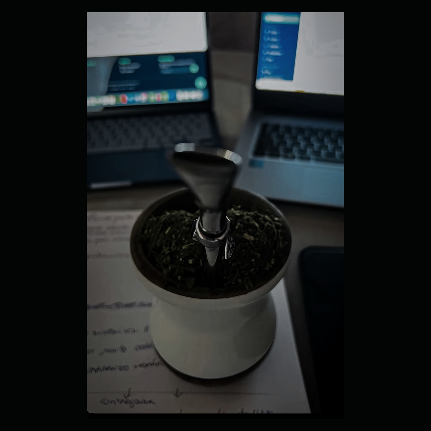 Mate em uma pausa de trabalho